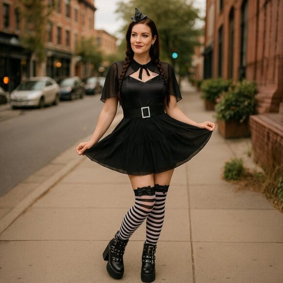 Resting Witch Face Costume Set – Trickz N Treatz – Size XS – NWT – Dolls Kill - Picture 4 of 6